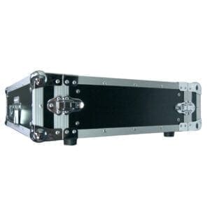 Accu-Case DDR-PRO3 Professionele dubbele deksel rackcase, 3 HE 19 inch-hout J&H licht en geluid