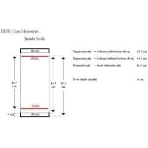 Accu-Case DDR-PRO6 Professionele dubbele deksel rackcase, 6 HE-365