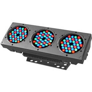 Briteq LED Blaster RGB 15, 108 x 1W LEDs LED outdoor verlichting J&H licht en geluid