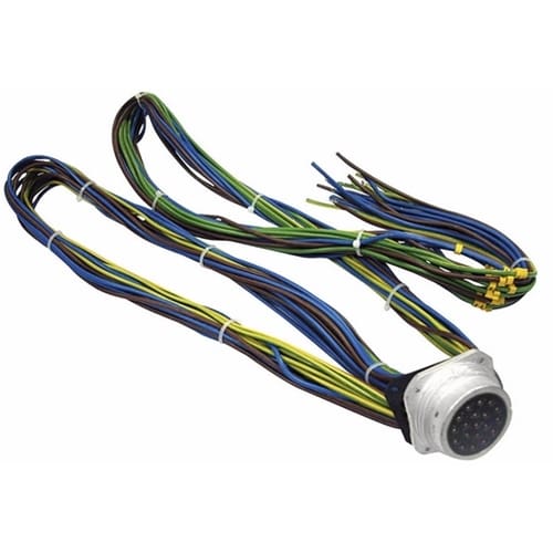 DAP 19 inch Connector paneel 2HE links, incl. 4 x Socapex kabel _Uit assortiment J&H licht en geluid 3