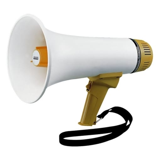 DAP MF-10S hand megafoon, 10 watt, met sirene _Uit assortiment J&H licht en geluid 2