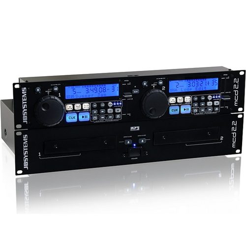 de ober Steken Knorrig JB Systems MCD 2.2 Dubbele CD Speler – J&H licht en geluid