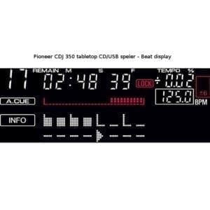 Pioneer CDJ 350 tabletop CD/USB/MIDI speler zwart-10497