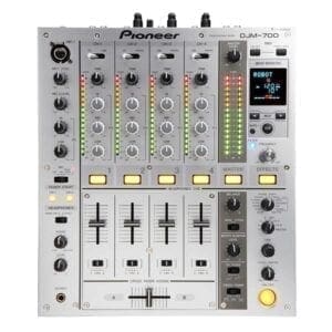 Pioneer DJM 700 digitale MIDI 4 kanaals DJ mixer zilver