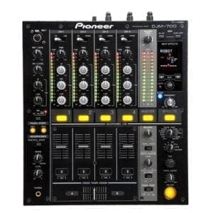 Pioneer DJM 700 digitale MIDI 4 kanaals DJ mixer zwart