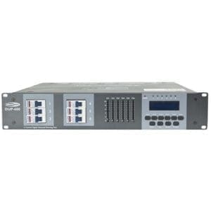 Showtec DUP-600 6-kanaals dimmer pack, terminal aansluitingen