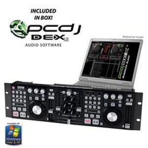 American Audio DP2 USB controller + PCDJ (LightEdition) software CD en MP3 speler J&H licht en geluid