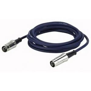DAP Midi kabel, 5-polige DIN connectoren, 5 aders, 6 meter Midi J&H licht en geluid 2