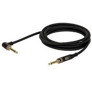 DAP 2-pins Jack – 2-pins Jack (90°) ongebalanceerde kabel 7mm (6 meter) _Uit assortiment J&H licht en geluid 2