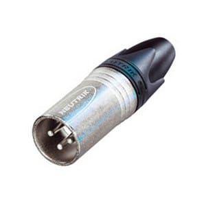 Neutrik NC3-MX, XLR plug, 3 polig, male Aansluitingen en connectoren J&H licht en geluid