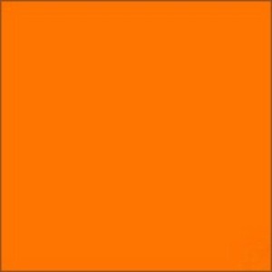 Lee Filter vel (122x 50 cm), code: 105, Orange _Uit assortiment J&H licht en geluid