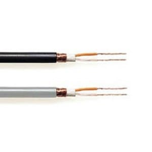 Tasker Microfoon-kabel C114 2 x 0,25 grijs _Uit assortiment J&H licht en geluid