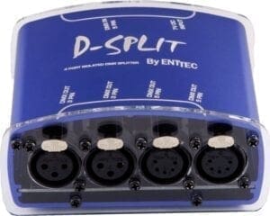 Enttec DSPLIT DMX Splitter DMX sturing J&H licht en geluid