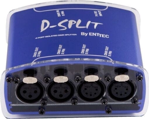 Enttec DSPLIT DMX Splitter _Uit assortiment J&H licht en geluid