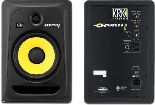 KRK Rokit Powered RP8 G3 Zwart Studiomonitor _Uit assortiment J&H licht en geluid 3
