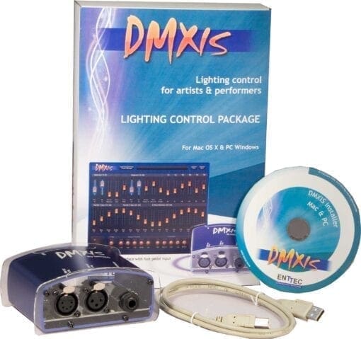 Enttec DMXIS Licht control software met interface _Uit assortiment J&H licht en geluid 3