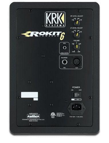 KRK Rokit Powered RP6 G3 Zwart Studiomonitor _Uit assortiment J&H licht en geluid 4