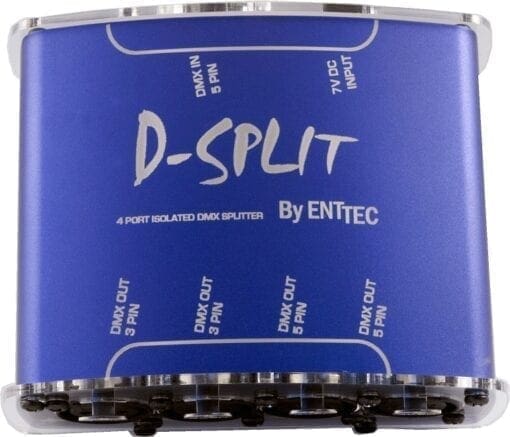 Enttec DSPLIT DMX Splitter _Uit assortiment J&H licht en geluid 3