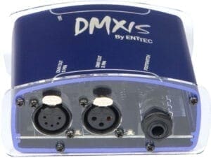 Enttec DMXIS Licht control software met interface PC Software J&H licht en geluid