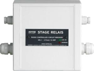 Dateq SRL-1 Audio Controlled Circuit Breaker stage relais Audio meet en test apparatuur J&H licht en geluid