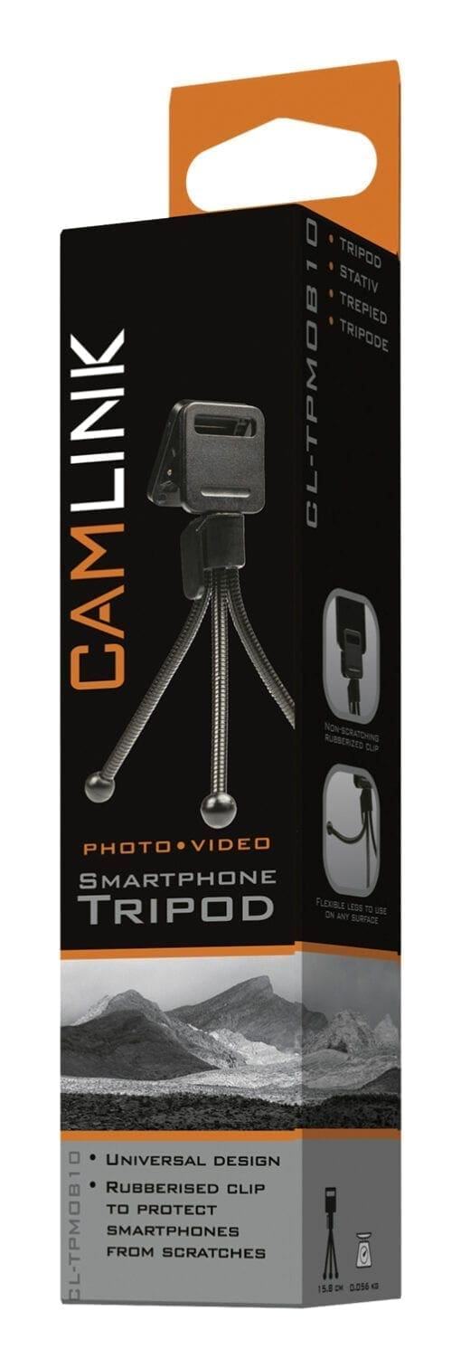 Camlink selfie smartphone-statief met rubberen clip _Uit assortiment J&H licht en geluid 7