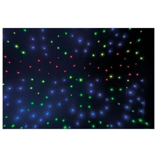 Showtec Stardrape RGB – LED gordijn (6 x 4 meter) LED gordijn J&H licht en geluid