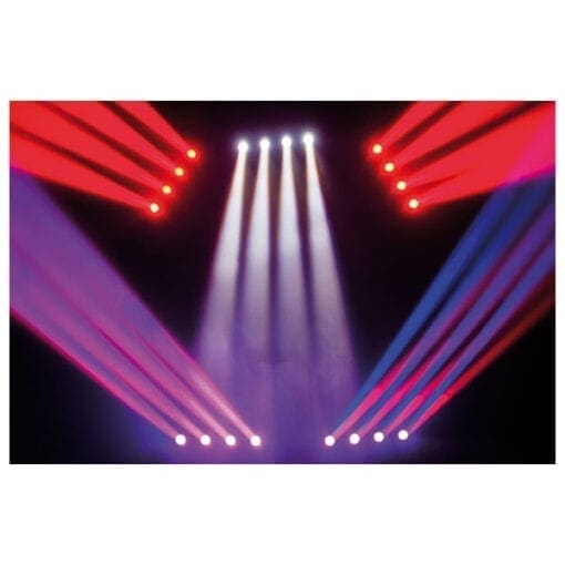 Showtec Wipe Out 4-360 – Moving Head LED bar met 10W RGBW LED’s _Uit assortiment J&H licht en geluid 10