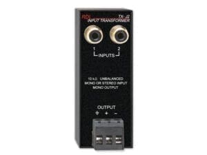 RDL TX-J2 Unbalanced Input Transformer DI Boxen J&H licht en geluid