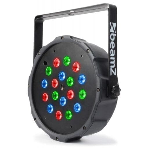 BeamZ FlatPAR 18x 1W RGB LEDs DMX IR afstandsbediening _Uit assortiment J&H licht en geluid 3