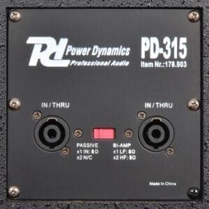 Power Dynamics PD-315 PA-Speaker 15