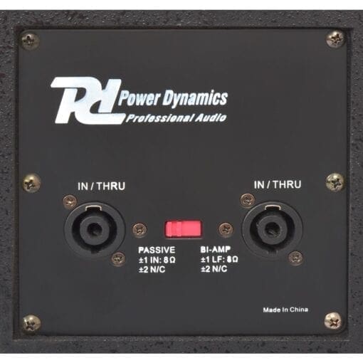 Power Dynamics	PD-3215 PA-Speaker 2x 15″ 1000W _Uit assortiment J&H licht en geluid 4