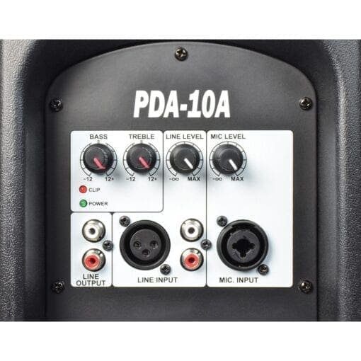 Power Dynamics	PDA-10A Actieve Speaker 10″ / 700W _Uit assortiment J&H licht en geluid 6