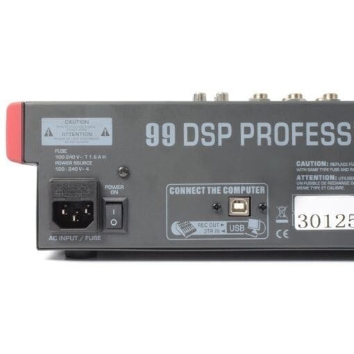 Power Dynamics	PDM-S1203 Stage Mixer 12-Kanaals DSP/MP3- USB IN/UIT _Uit assortiment J&H licht en geluid 4