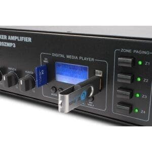 Power Dynamics PDV120ZMP3 120W/100V 4-Zone Versterker-33049