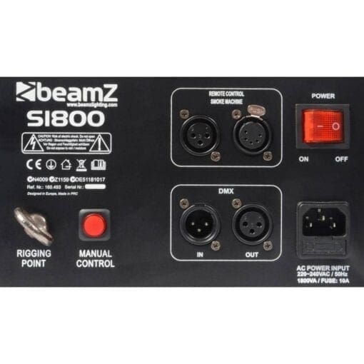 BeamZ S1800 Rookmachine DMX Horizontaal/Verticaal _Uit assortiment J&H licht en geluid 4