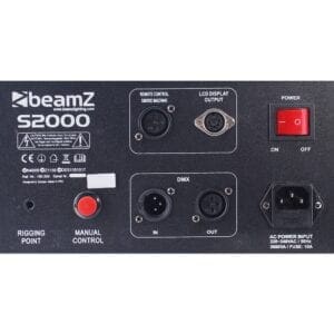 BeamZ S2000 Rookmachine 24x 3W Tri-color LED's DMX-32797