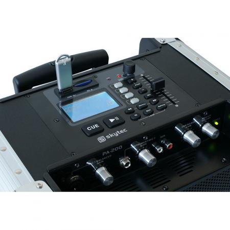 SkyTec PA-200 Mobiele Geluidsinstallatie USB/SD/MP3/BT Mobiele geluidsystemen J&H licht en geluid 5