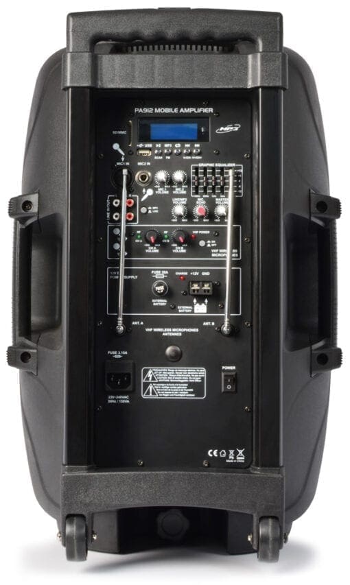 SkyTec SPJ-PA912 Mobiele Geluidsinstallatie _Uit assortiment J&H licht en geluid 4