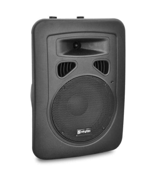 SkyTec SP800A ABS Actieve PA speaker 8″ 200W _Uit assortiment J&H licht en geluid