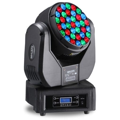 BeamZ Professional MHL373 LED Moving Head 37x 3W RGB 14 kanaals DMX _Uit assortiment J&H licht en geluid