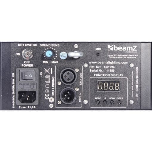 BeamZ Professional Pandora 500 TTL Laser RGB 15kpps _Uit assortiment J&H licht en geluid 3