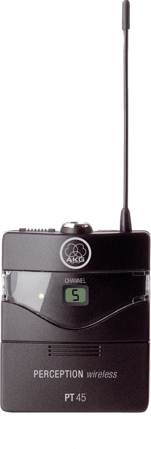 AKG PT45 (Band D – ISM, 863 – 865 MHz) draadloze beltpack zender _Uit assortiment J&H licht en geluid 3
