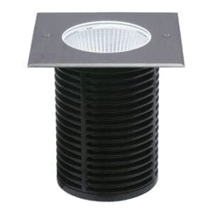 Artecta Austin-15SQ WW – LED grondspot met een 15W warm witte LED High Voltage J&H licht en geluid