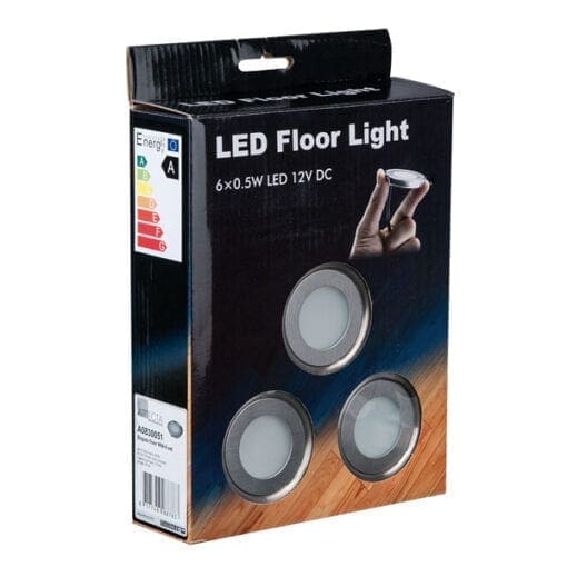 Artecta Bogota floor WW-6 set – 6 inbouw LED vloerspotjes (IP65) _Uit assortiment J&H licht en geluid 5