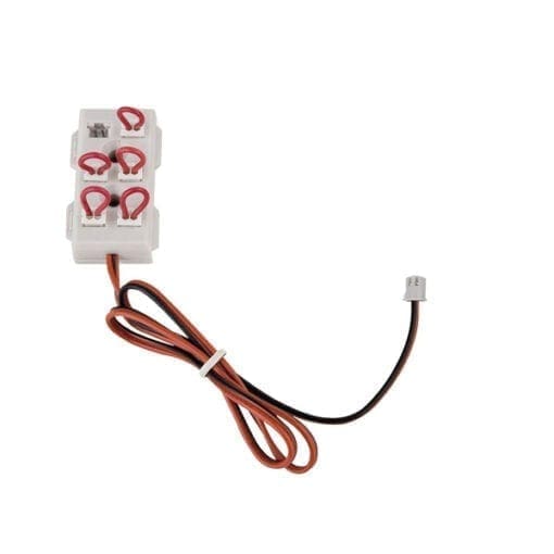 Artecta 6AP – 6-weg connectiebox (splitter) voor stroomgestuurde LED spot(je)s _Uit assortiment J&H licht en geluid