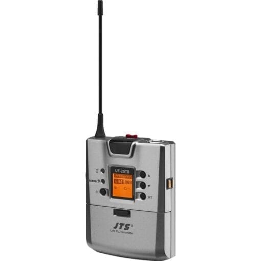 JTS UF-20TB, Draadloze beltpack zender (530-605 MHz), 25.7230 Draadloze microfoons J&H licht en geluid