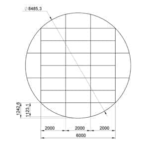 Duratruss DS ProStage cirkel podiumdeel - 8,5 meter (deel 2)