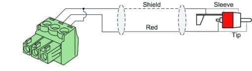 Procab CLA832 RCA naar Terminal block, 3-polig, 3.0 meter _Uit assortiment J&H licht en geluid 4