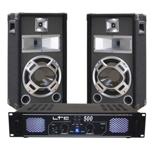 LTC Audio DJ pack 2 x 250W _Uit assortiment J&H licht en geluid