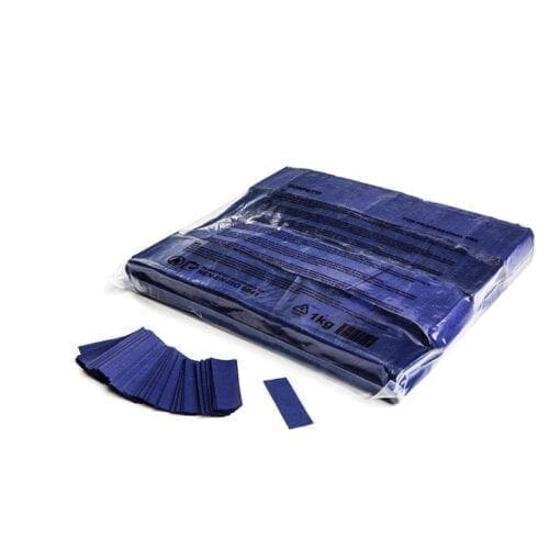 MagicFX CON01DB Rechthoekige confetti – donkerblauw (1 kg) Confetti J&H licht en geluid